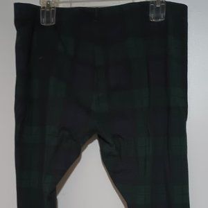 Size 2X Green And Black Pants